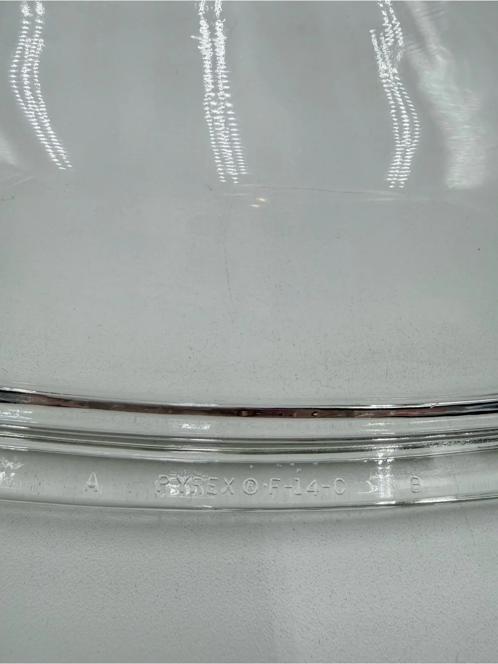 PYREX Clear Glass Oval Replacement Lid F14C (37 Pyrex F14C A) Casserole 12”